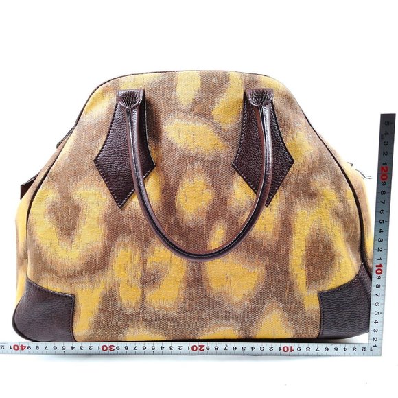 Vivienne Westwood Hand Bag Brown Canvas 423289 - Picture 2 of 9